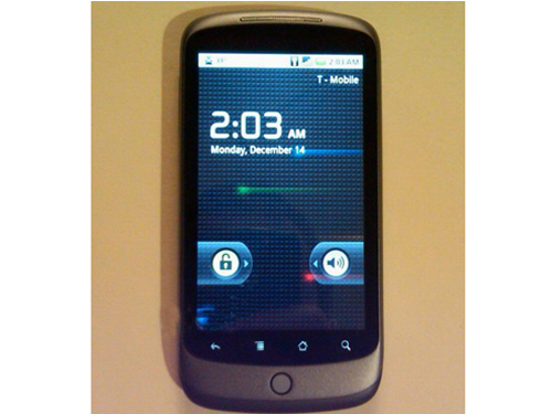 3.7寸屏1GHz芯 Nexus One更多参数揭晓 