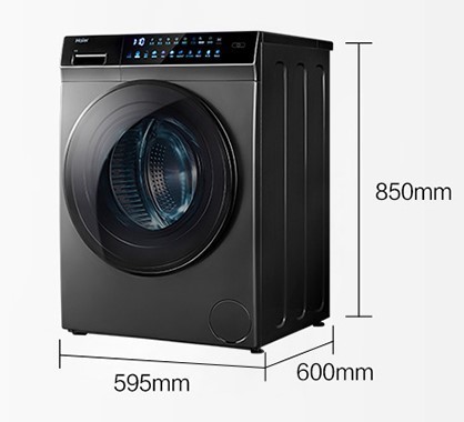 海尔洗衣机全自动家用10公斤直驱变频智能投放滚筒EG100BDC189SU1